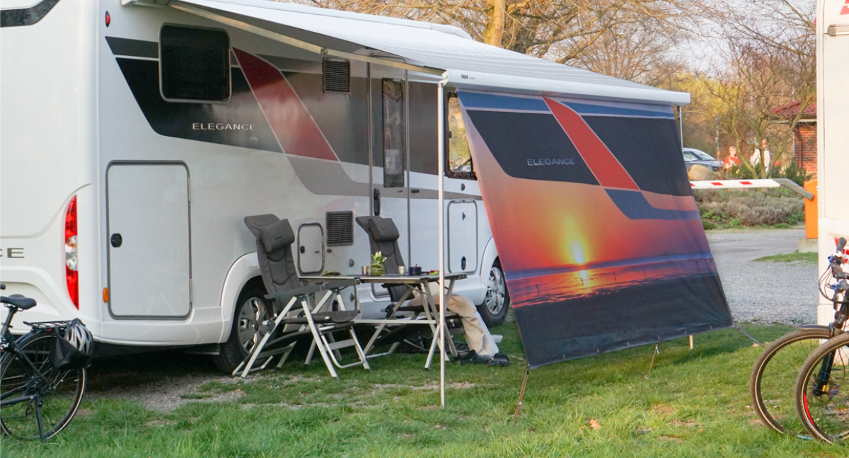 Banner für Wohnmobil & Wohnwagen Markisen, Sicht-/ Sonnenschutz, aus  unserer Bildergalerie - Happy Camping.Shop